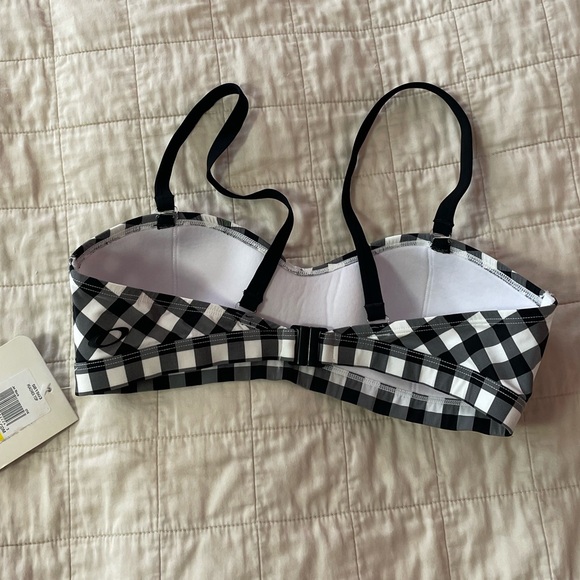 New Oakley Checkered Bikini Top M - Picture 6 of 7
